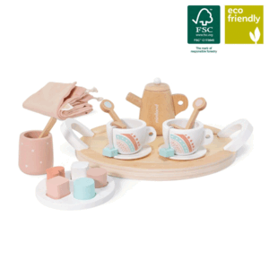 SET TE MADERA MUÑECOS FSC100%