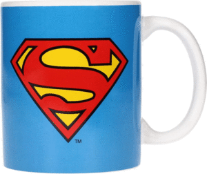 LOGO SUPERMAN DC TAZA CERAMICA DC COMICS