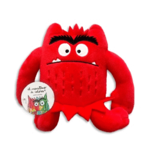 MONSTRUO DE COLORES PELUCHE ROJO (15 CM) IRA