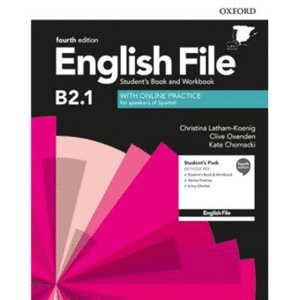 ENGLISH FILE 4TH EDITION B2.1. STUDENT'S BOOK AND WORKBOOK WITHOUT KEY PACK