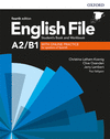 ENGLISH FILE 4TH EDITION A2/B1 STUDENT'S BOOK AND WORKBOOK WITH KEY