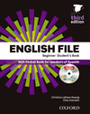 ENGLISH FILE BEGINNER 3RD EDITION, STUDENT'S BOOK AND WORKBOOK WITH KEY PACK