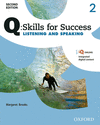Q SKILLS 2 L&S STUDENT'S. LISTENING AND SPEAKING BOOKPACK 2ª EDICIÓN