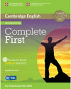 COMPLETE FIRST STUDENT'S BOOK WITHOUT ANSWERS WITH CD-ROM 2ND EDITION