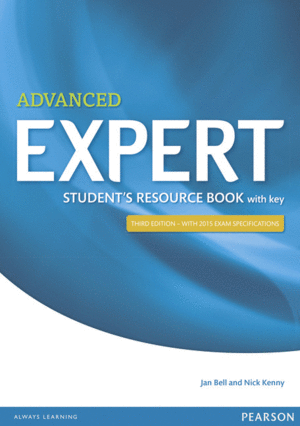 EXPERT ADVANCED 3RD EDITION STUDENT'S RESOURCE BOOK WITH KEY