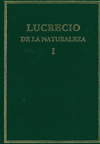 DE LA NATURALEZA. VOL. I. LIBROS I-III