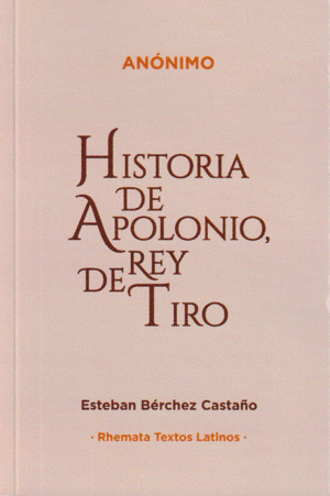HISTORIA DE APOLONIO, REY DE TIRO