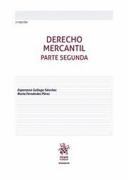 DERECHO MERCANTIL.PARTE SEGUNDA 3ª EDICIÓN
