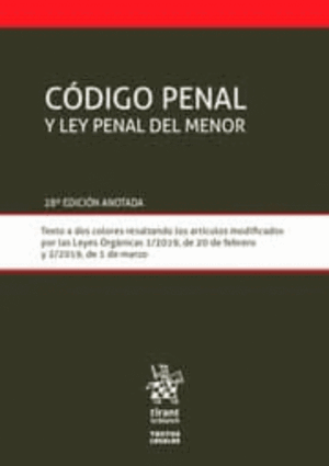 CÓDIGO PENAL Y LEY DEL MENOR