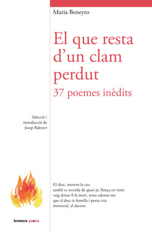 EL QUE RESTA D'UN CLAM PERDUT 37 POEMES INEDITS