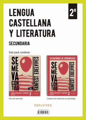 PROYECTO: FANFEST. LENGUA CASTELLANA Y LITERATURA 2 SECUNDARIA. LIBRO DEL ALUMNA