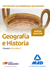 PROFESORES DE ENSEÑANZA SECUNDARIA GEOGRAFÍA E HISTORIA TEMARIO VOLUMEN 2