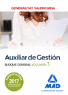 AUXILIAR DE GESTIÓN BLOQUE GENERAL VOLUMEN 3