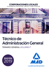 TECNICO DE ADMINISTRACION GENERAL DE CORPORACIONES LOCALES. TEMARIO GENERAL VOL