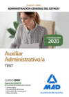 AUXILIAR ADMINISTRATIVO DE LA ADMINISTRACIÓN GENERAL DEL ESTADO. TEST