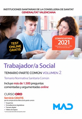TRABAJADOR/A SOCIAL DE LAS INSTITUCIONES SANITARIAS DE LA CONSELLERIA DE SANITAT