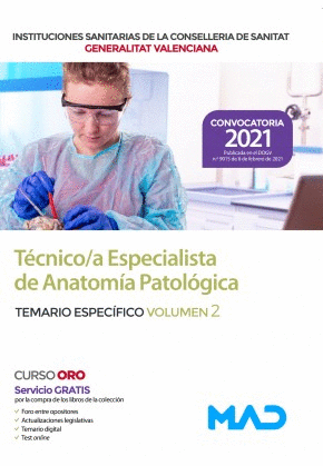 ANATOMÍA PATOLÓGICA TEMARIO ESPECÍFICO VOL. 2
