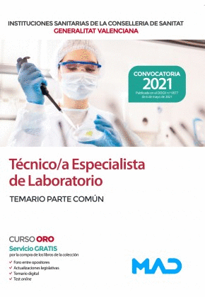 TÉCNICO DE LABORATORIO TEMARIO COMÚN