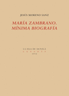 MARÍA ZAMBRANO. MÍNIMA BIOGRAFÍA