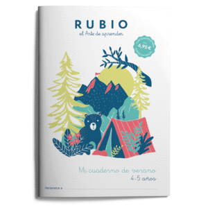 MI CUADERNO DE VERANO RUBIO. 4-5 AÑOS