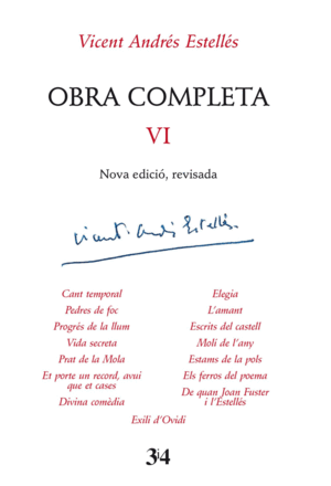 OBRA COMPLETA VI (VICENT ANDRÉS ESTELLÉS)