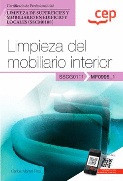 MANUAL. LIMPIEZA DEL MOBILIARIO INTERIOR (MF0996_1). CERTIFICADOS DE PROFESIONAL