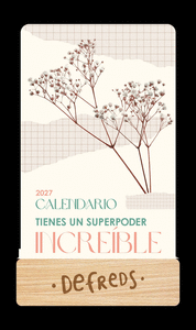 CALENDARIO MESA DE TARJETAS 2027 - DEFREDS