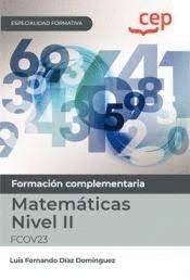 MANUAL COMPETENCIA CLAVE MATEMATICAS NIVEL II ESPECIALIDADES FORMATIVA