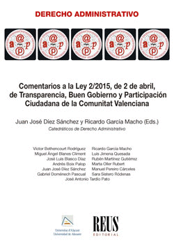 COMENTARIOS A LA LEY 2/2015, DE 2 DE ABRIL, DE TRANSPARENCIA, BUEN GOBIERNO Y PA
