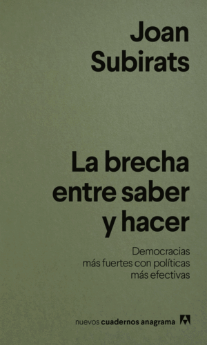 BRECHA ENTRE SABER Y HACER, LA