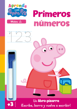 PEPPA PIG LIBRO PIZARRA. PRIMEROS NUMERO