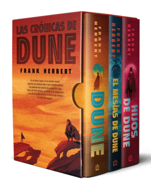 TRILOGÍA DUNE, EDICIÓN DE LUJO (ESTUCHE CON: DUNE  EL MESÍAS DE DUNE  HIJOS DE