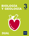 INICIA BIOLOGÍA Y GEOLOGÍA SERIE NÁCAR 3.º ESO. LIBRO DEL ALUMNO TRES VOLUMENES