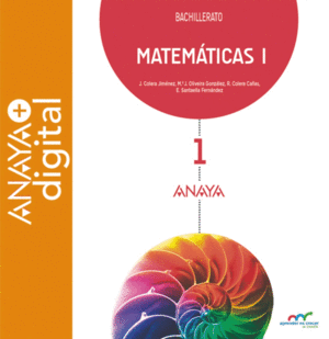 MATEMÁTICAS I. BACHILLERATO. ANAYA + DIGITAL.