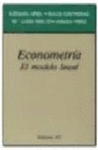 ECONOMETRIA. EL MODELO LINEAL