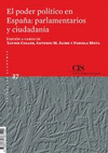 PODER POLITICO EN ESPAÑA: PARLAMENTARIOS Y CIUDADANIA