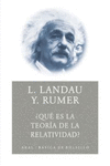 ¿ QUE ES LA TEORIA DE LA RELATIVIDAD ?