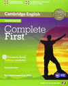 CAMBRIDGE ENGLISH COMPLETE FIRST. STUDENT'S BOOK WITHOUT ANSWERS +CD/WB+CD 14