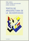 TEXTOS DE ARQUITECTURA DE LA MODERNIDAD