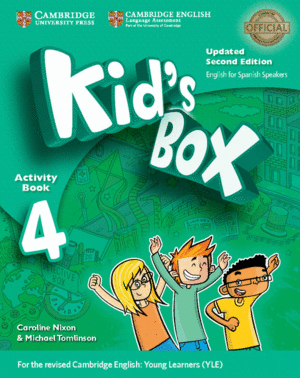 KID'S BOX LEVEL 4. ACTIVITY BOOK WITH CD ROM AND MY HOME BOOKLET UPDATED ENGLISH