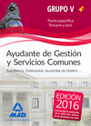 AYUDANTE DE GESTION SERVICIOS COMUNES. GRUPO V