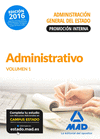 ADMINISTRACIÓN GENERAL DEL ESTADO. ADMINISTRATIVO TEMARIO 1 (PROMOCIÓN INTERNA).