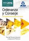ORDENANZA Y CONSERJE TEST DEL TEMARIO Y SUPUESTOS PRACTICOS