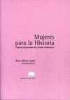 MUJERES PARA LA HISTORIA