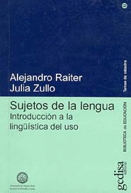 SUJETOS DE LA LENGUA