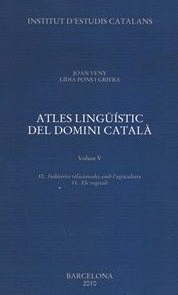 ATLES LINGÜÍSTIC DEL DOMINI CATALÀ. VOLUM V