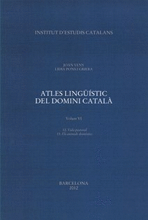 ATLES LINGÜÍSTIC DEL DOMINI CATALÀ. VOLUM VI