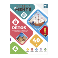 ACTIVA TU MENTE: RETOS NÚMERO 4 - CONTIENE 8 RETOS CON 40 EJERCICIOS (EJERCITAR