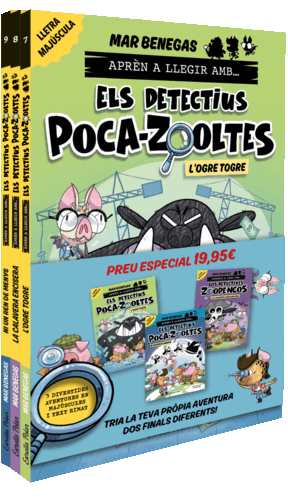 PACK APREN A LLEGIR AMB... ELS DETECTIUS POCA-ZOOL