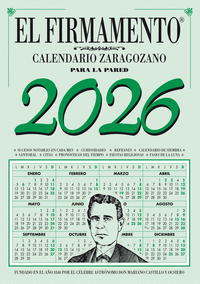 CALENDARIO ZARAGOZANO 2026 PARED FIRMAMENTO